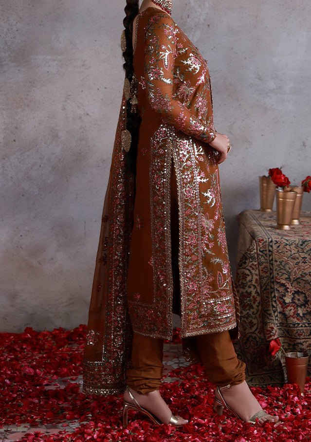 Asim Jofa Embroidered Pakistani Luxury Chiffon Dress