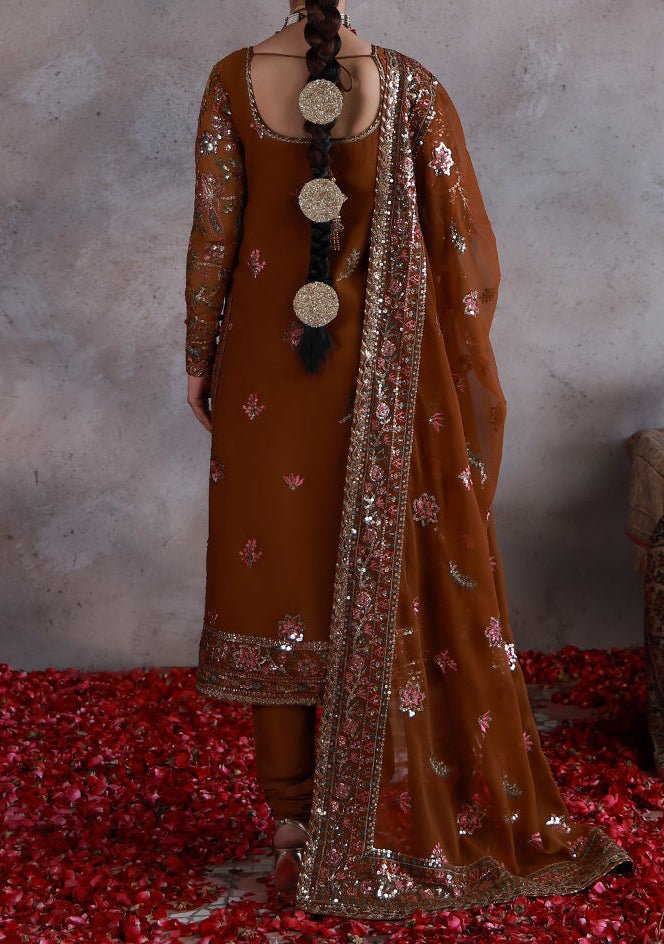 Asim Jofa Embroidered Pakistani Luxury Chiffon Dress