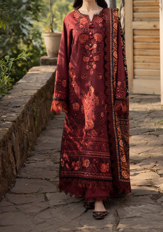 Asim Jofa Embroidered Pakistani Viscose Dress - db28249