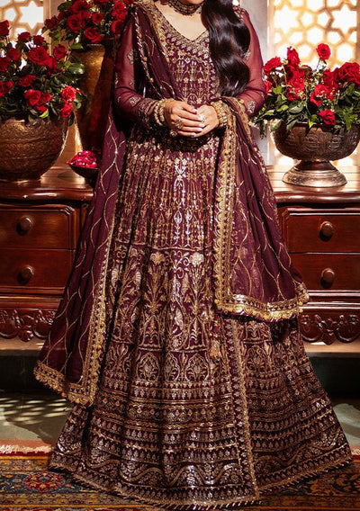 Asim Jofa Jaan - e - jahan Pakistani Chiffon Anarkali - db29194