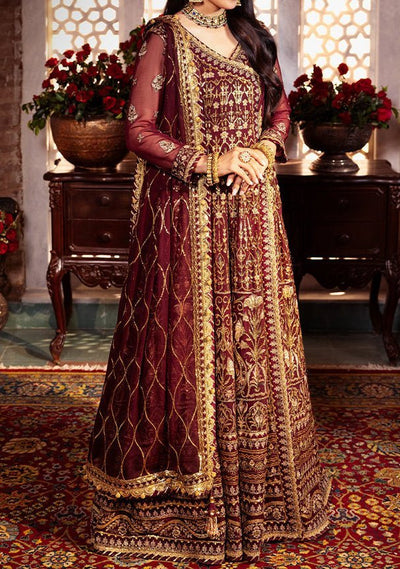 Asim Jofa Jaan - e - jahan Pakistani Chiffon Anarkali - db29194