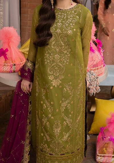 Asim Jofa Jag Mag Pakistani Chiffon Dress - db26544