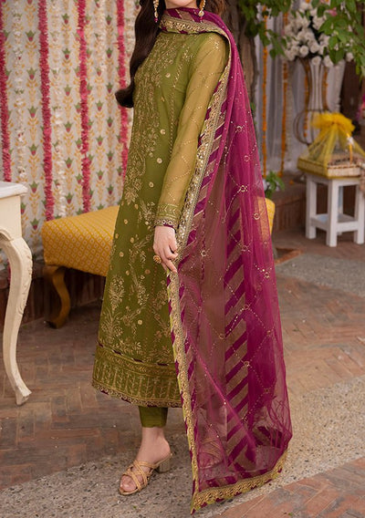 Asim Jofa Jag Mag Pakistani Chiffon Dress - db26544