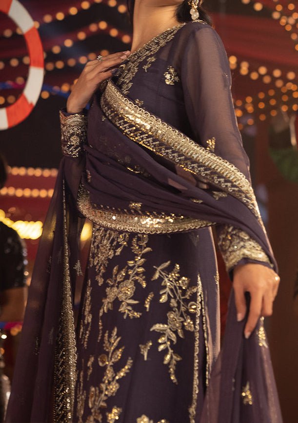 Asim Jofa Luxury Festive Embroidered Chiffon Dress - db28851