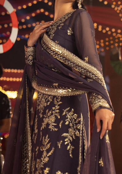 Asim Jofa Luxury Festive Embroidered Chiffon Dress - db28851