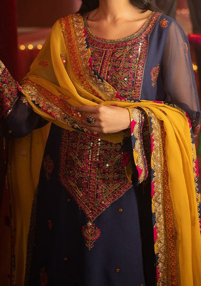 Asim Jofa Luxury Festive Embroidered Chiffon Dress - db28861