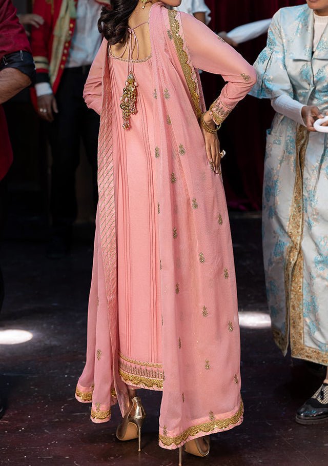 Asim Jofa Luxury Festive Embroidered Chiffon Dress - db28857