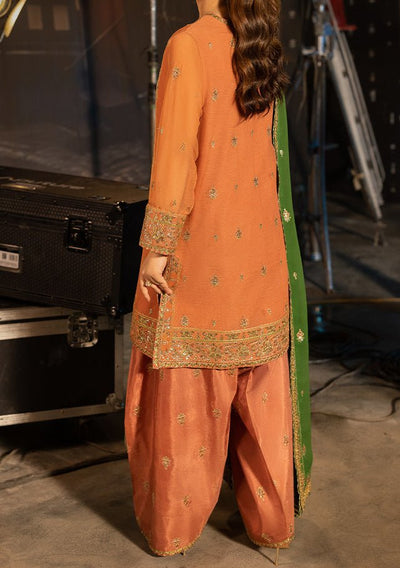 Asim Jofa Luxury Festive Embroidered Chiffon Dress - db28853