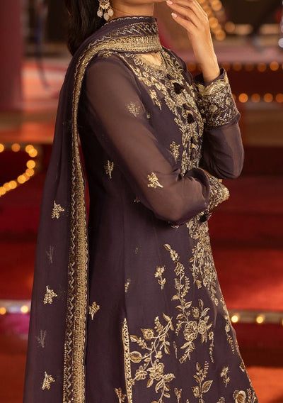 Asim Jofa Luxury Festive Embroidered Chiffon Dress - db28851