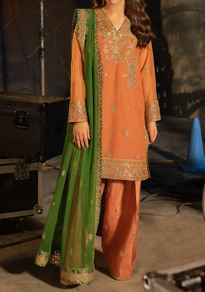 Asim Jofa Luxury Festive Embroidered Chiffon Dress - db28853