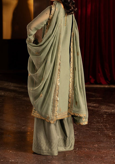 Asim Jofa Luxury Festive Embroidered Chiffon Dress - db28856