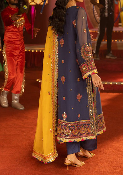 Asim Jofa Luxury Festive Embroidered Chiffon Dress - db28861