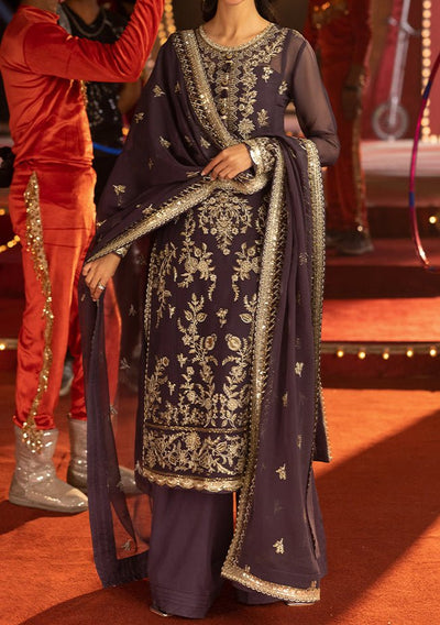 Asim Jofa Luxury Festive Embroidered Chiffon Dress - db28851