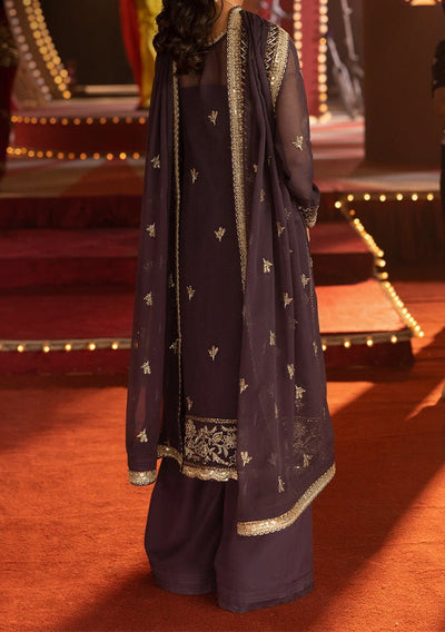 Asim Jofa Luxury Festive Embroidered Chiffon Dress - db28851