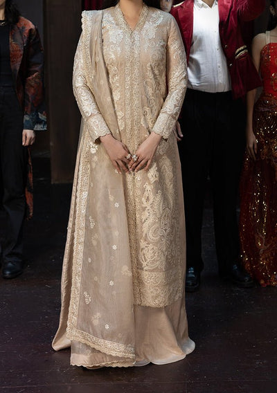 Asim Jofa Luxury Festive Embroidered Net Dress - db29081