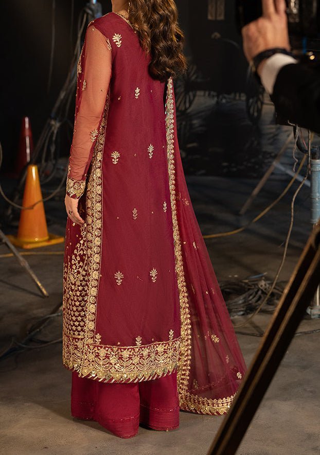 Asim Jofa Luxury Festive Embroidered Net Dress - db30168