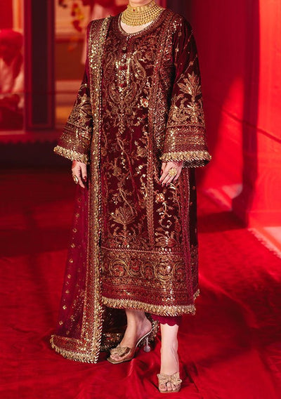 Asim Jofa Makhmal Pakistani Luxury Dress - db27795