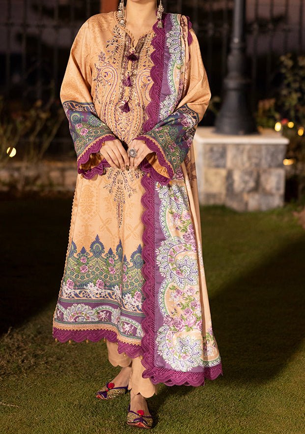 Asim Jofa Prints Pakistani Viscose Dress - db28237