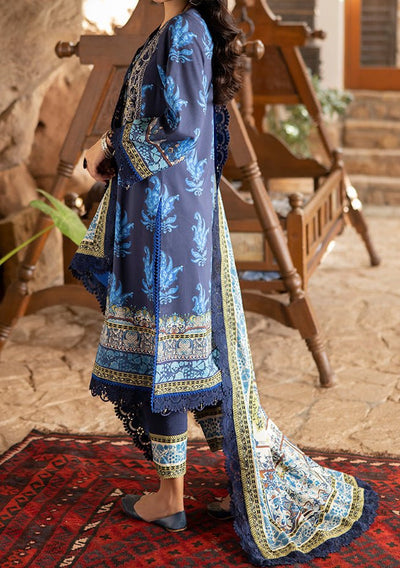 Asim Jofa Prints Pakistani Viscose Dress - db28234