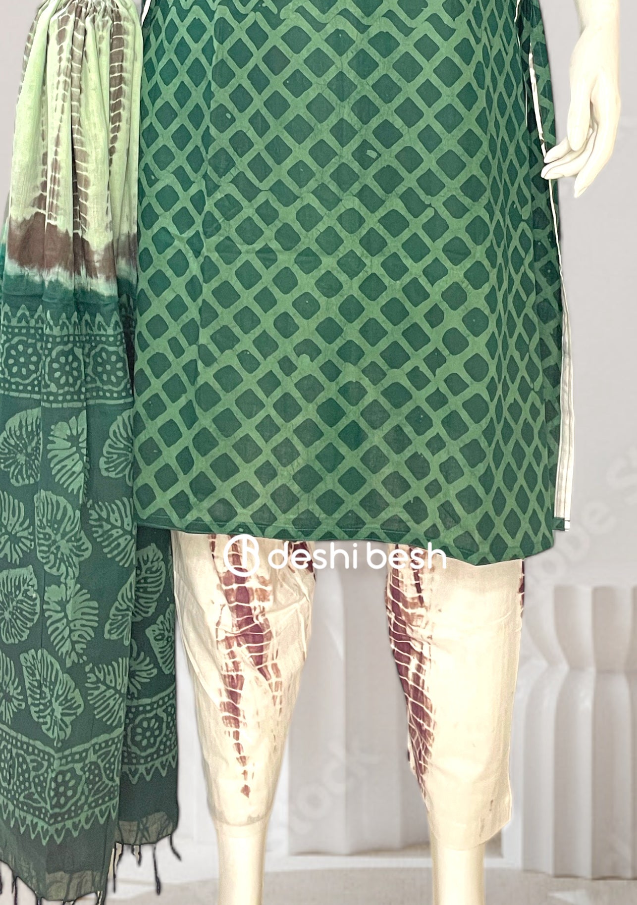 Batik Printed Everyday Use Cotton Salwar Suit - db26420