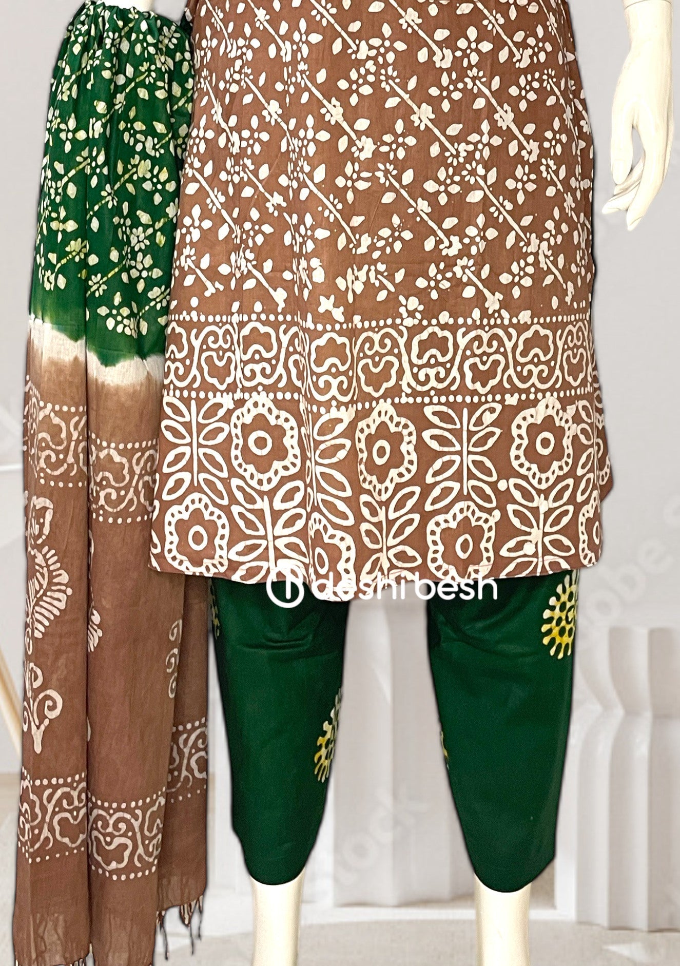 Soft Cotton Batik Salwar Suit