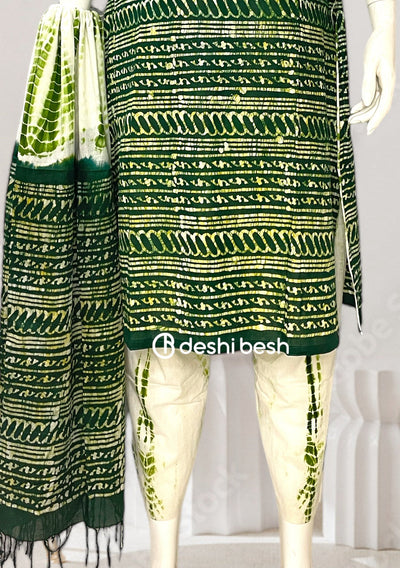 Batik Printed Everyday Use Cotton Salwar Suit - db26420