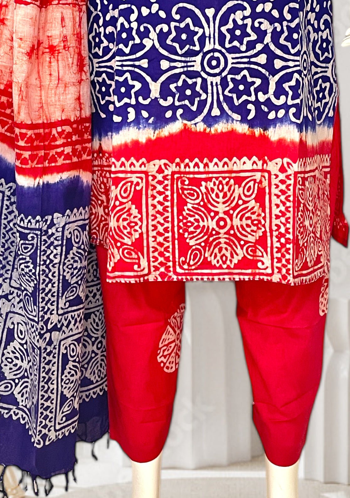 Batik Printed Everyday Use Cotton Salwar Suit - db26420