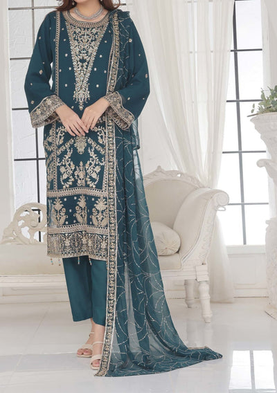 Bin Hameed Aabira Luxury Embroidered Chiffon Dress - db29485