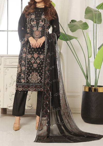 Bin Hameed Aabira Luxury Embroidered Chiffon Dress - db29484