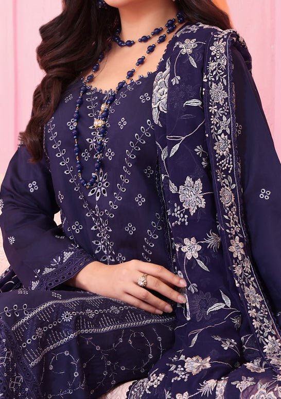 Bin Hameed Aafreen Embroidered Viscose Dress - db27388