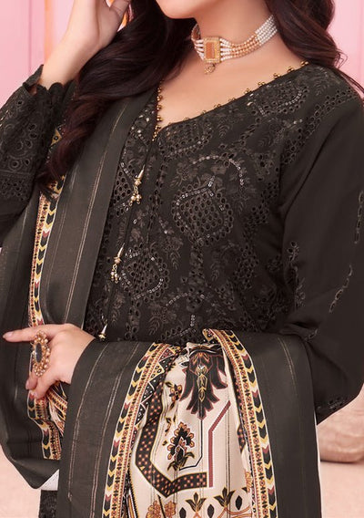 Bin Hameed Aafreen Embroidered Viscose Dress - db27384