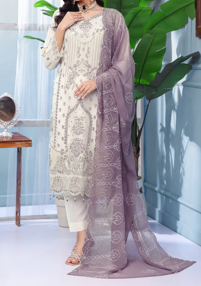 Bin Hameed Arshama Luxury Embroidered Chiffon Dress - db30447