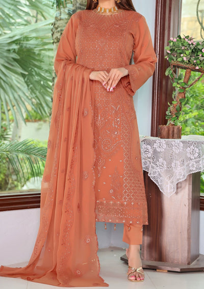 Bin Hameed Arzu Heavy Embroidered Chiffon Dress - db26079