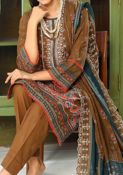Bin Hameed Emma Embroidered Khaddar Dress - db30407