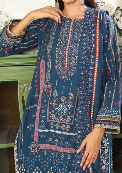 Bin Hameed Emma Embroidered Khaddar Dress - db30411