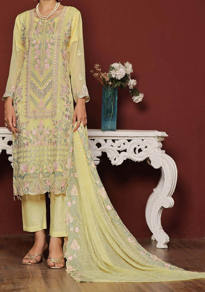 Bin Hameed Nashwa Luxury Embroidered Chiffon Dress - db27823