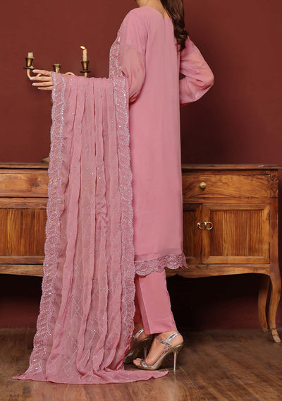 Bin Hameed Nashwa Luxury Embroidered Chiffon Dress - db27826