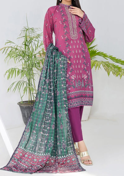 Bin Hameed Rozina Embroidered Printed Lawn Dress - db26196