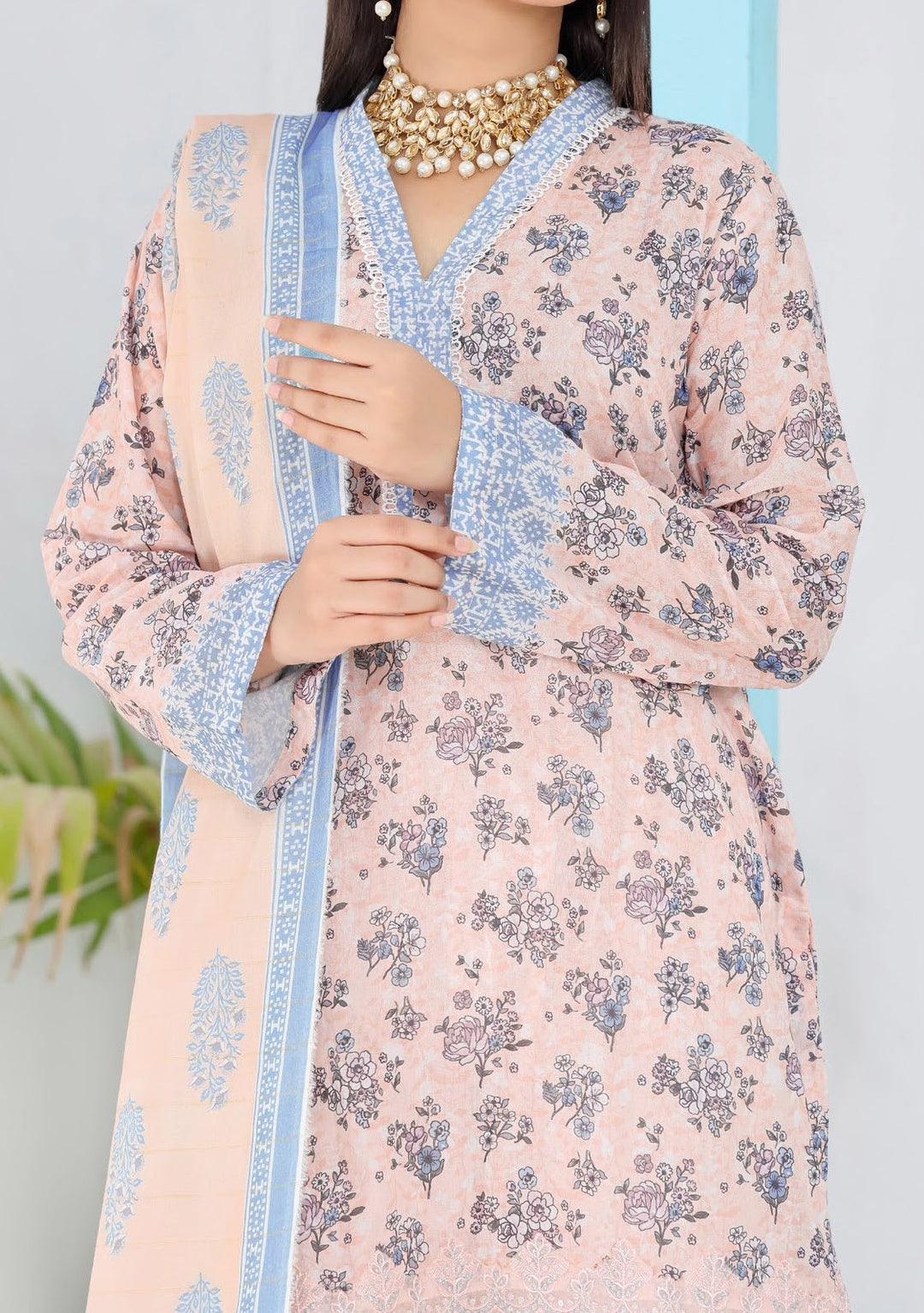 sachin and babi light blue dress Éliane polka-dot lace-embroidered midi dress