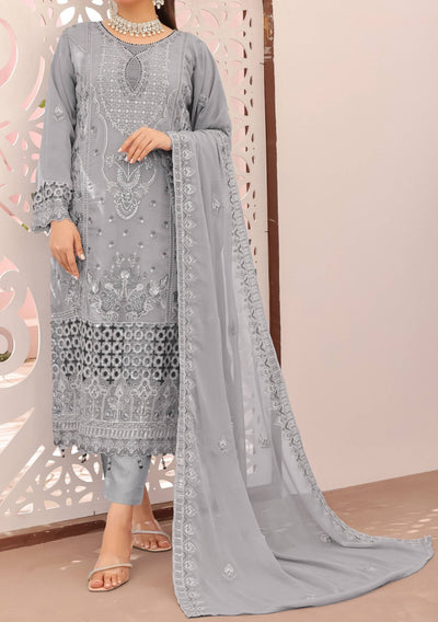 Bin Hameed Rubab Luxury Embroidered Chiffon Dress - db27847