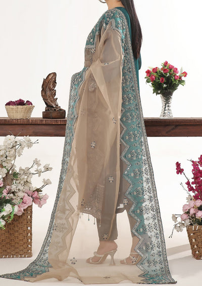 Bin Hameed Sidra Heavy Embroidered Chiffon Dress - db26164