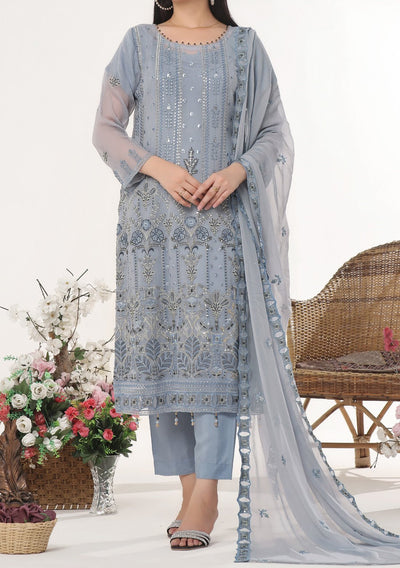 Bin Hameed Sidra Heavy Embroidered Chiffon Dress - db26169