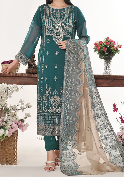 Bin Hameed Sidra Heavy Embroidered Chiffon Dress - db26164