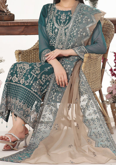 Bin Hameed Sidra Heavy Embroidered Chiffon Dress - db26164