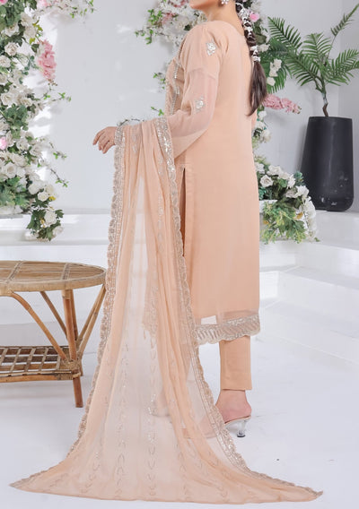 Bin Hameed Suffha Luxury Embroidered Chiffon Dress - db26667