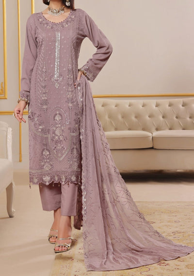 Bin Hameed Zaib Luxury Embroidered Chiffon Dress - db29944
