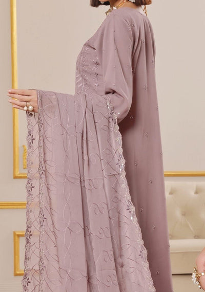 Bin Hameed Zaib Luxury Embroidered Chiffon Dress - db29944