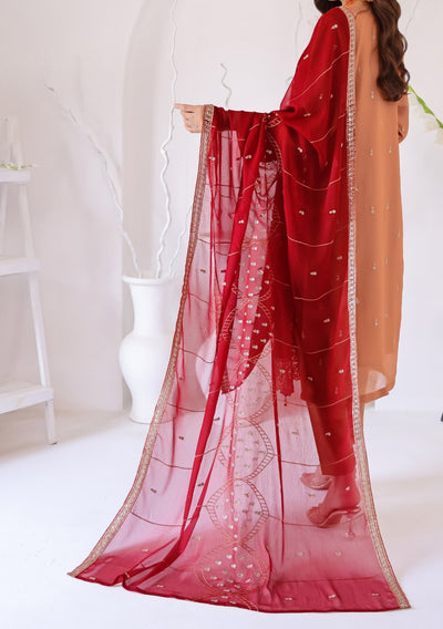 Bin Hameed Zhikar Luxury Embroidered Chiffon Dress - db27929