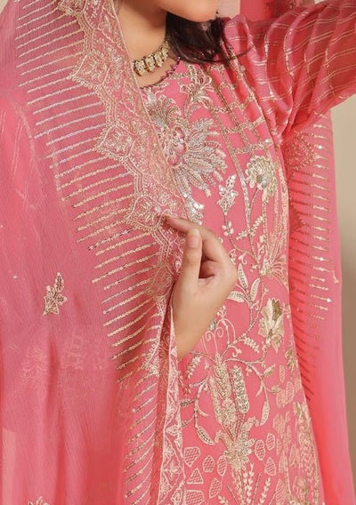 Bin Hameed Ziva Luxury Embroidered Chiffon Dress - db27644