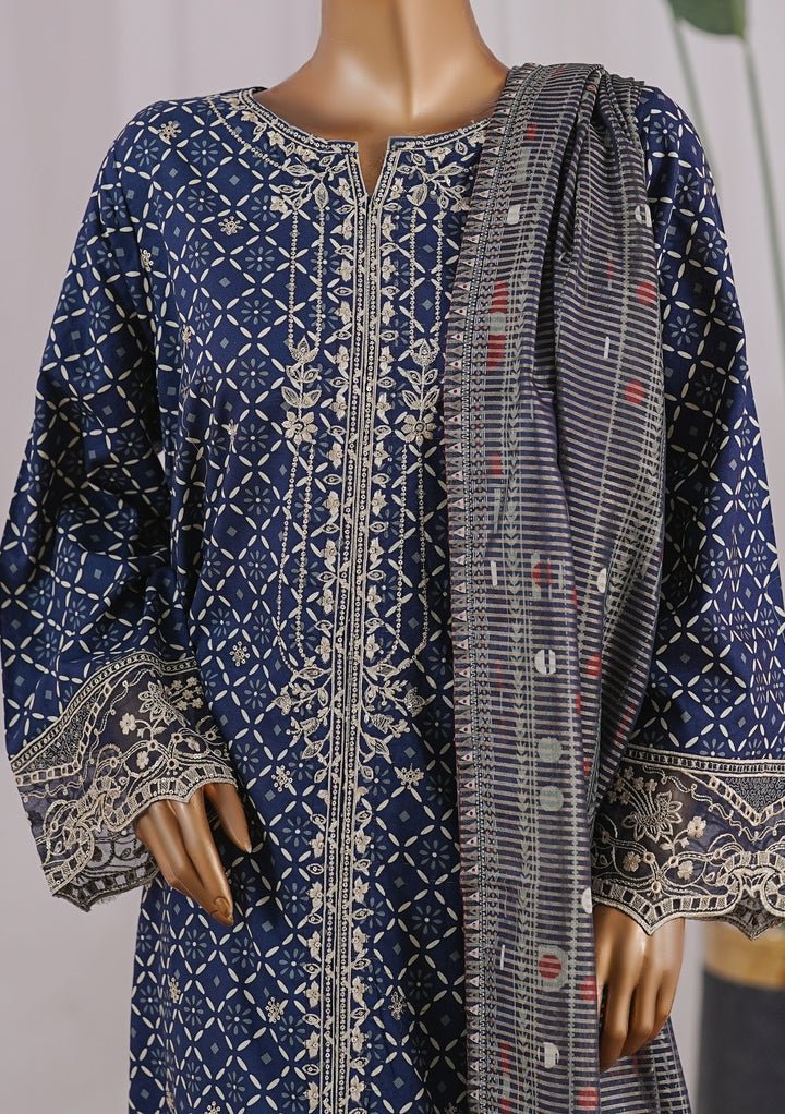 Bin Saeed Ready Made Embroidered Chikankari Dress - db29495